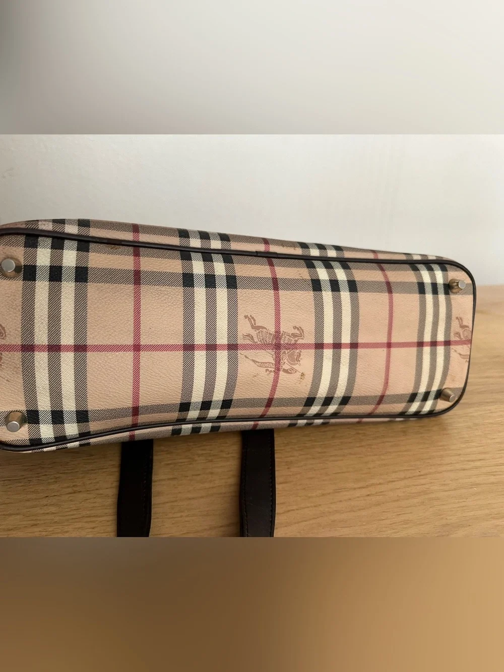 Burberry Zipper Tote Bag